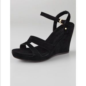 Ugg black Arianna wedge NWT